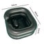 NEW PVC Hair Washing Basin Inflatable Shampoo Basin Kit - Silver Carousel 3