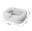 NEW PVC Hair Washing Basin Inflatable Shampoo Basin Kit - Silver Carousel 5