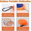 Portable Windproof Non-slip Retractable Punch-free Clothesline For Outdoor Trave Carousel 3