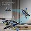 Remote Control Jet V27 Jet Fighter Stunt Rc Airplane 15 ''large Rc Plane 2.4gh Carousel 3