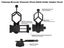 Universal Phone Adapter Mount Holder Binocular Telescope Microscope Carousel 7