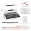 New Coil Spiral Binding Machine Book Maker Electric 46-Hole 100 Binding Spines Carousel 6