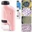 Handheld Microscope 60-120x Pocket Microscope Led Light Portable Mini Hand-he Carousel 3