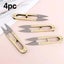 Set Of 4 Mini U-shaped Sewing Scissors Perfect For Sewing Craft Supplies Carousel 2