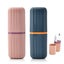 2 Pack 3 In 1 Portable Plastic Travel Toothbrush Case Multifunction Toothpaste T Carousel 1