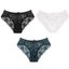 Womens Lace Half Back Coverage Panties - 3 Pack Carousel 3