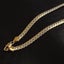 New 18k Snake Style Gold Silver Plated Necklace Chain Length 50mm Width 5mm Carousel 1