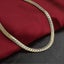 New 18k Snake Style Gold Silver Plated Necklace Chain Length 50mm Width 5mm Carousel 2