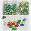 300 Pieces Brown Plastic Coated Pushpins Flat Head Pushpins Cork Board Office Carousel 2