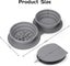 Foldable Dog Bowl Folding Pet Bowl Height Adjustable Feeding Bowl With Lid And Carousel 3