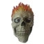 Halloween Decor Flame Skull Mask Cosplay Latex Mask Skull Skeleton Red Flame Carousel 5