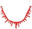 Halloween Decor Bloody Necklace Vampire Necklace Scary Red Bloody Necklace Wit Carousel 3