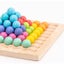 Children's Educational Early Education Wooden Fun Rainbow Clip Beads Focus On Carousel 5