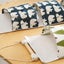 Wall Mounted Storage Bag with 3 Pockets: Waterproof Linen Fabric Organizer for C Carousel 5