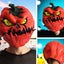 Scary Tomato Mask Halloween Decor Horror Funny Latex Full Headdress Funny Hor Carousel 4