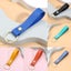 Fashion PU Leather Keychain Business Gift Leather Key Chain Men Women Keyring Carousel 6