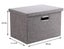 Collapsible Storage Box, Storage Box, Foldable Linen Cloth Clothes Storage Baske Carousel 3