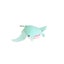 Manta Ray Fish Aquarium Doll Manta Ray Aquarium Plush Doll Toy Carousel 1