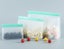 Reusable Food Storage Bags 6 Pack - Stand Up Leakproof Freezer Bags Carousel 1