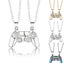 Magnetic Game Controller Necklace Couples Gamepad Pendant Chain Men Women Gifts Carousel 1