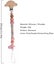 Pacifier Chain Pacifier Clip With Baby Girl's Personalized Name. Silicone Bead Carousel 3
