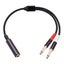 Adapter Cable 0.3m 6.35mm 1 4 Inch Stereo Trs Female To Dual 6.35mm Mono Ts Carousel 1