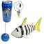 Mini Remote Control Shark Toy Rc Shark Can Packed Underwater Remote Control Ch Carousel 1