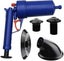 Air Drain Unblocker - Sink, Bath, Toilet Plunger Tool, Air Blaster for Pipe Clog Carousel 1