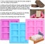 Cake Mold rectangle Silicone Molds Silicone Mould For Soap Cake Muffins Chocol Carousel 3