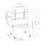 KONIC 50"-86" Heavy-Duty Mobile TV Cart Trolley - Weight Up to 120kg - Storage Carousel 3