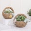 Succulent Planter Simulation Bamboo Basket Flowerpot Plant Pot Resin Vase Contai Carousel 5