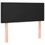 King Single Size Led Headboard Black 100x5x78/88 Cm Faux Leather Toxoaol Carousel 4