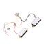 hh pickup HH Pickup White Prewired HH Humbucker Pickup Set with Tone Volume Carousel 4
