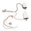 hh pickup HH Pickup White Prewired HH Humbucker Pickup Set with Tone Volume Carousel 6