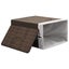 Bamboo Laundry Bin Rectangular Dark Brown Xaxixl Carousel 6