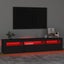 Tv Cabinet With Led Lights Black 195X35X40 Cm Topxitk Carousel 6