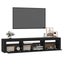 Tv Cabinet With Led Lights Black 195X35X40 Cm Topxitk Carousel 7
