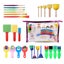 Sponge Seal Painting Tools 27 Sets Of Log Graffiti Diy Early Education Art Sup Carousel 2