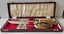 Vintage Samuel Peace Sheffield England Stag Antler & Stainless Steel Carvery Set Carousel 3