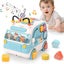 Music Bus Toy With Light Sound Early Education Learning Activity Toy For Baby Carousel 1