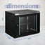 9U Cabinet Server Network Data Rack Wall Mount Carousel 10