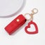 Lip Balm Bag Keychain Key Ring Holder Women Lipstick Pouch Chapstick Bag Cover Carousel 5