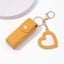 Lip Balm Bag Keychain Key Ring Holder Women Lipstick Pouch Chapstick Bag Cover Carousel 9