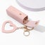 Lip Balm Bag Keychain Key Ring Holder Women Lipstick Pouch Chapstick Bag Cover Carousel 10