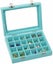 24 Slots Jewelry Display Box Glass Top Case Rings Earring Organizer Storage Tray Carousel 4