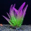 1 Piece 7.08" Artificial Aquarium Plant Decoration - Realistic Fish Tank Carousel 7