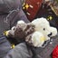 Super Soft Silly Cute Tummy Time Puppy Plush Toy Doll Internet Celebrity Red C Carousel 3