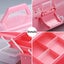 Clear Plastic Storage Box - Three-layer Organizer For Art Craft And Cosmetic Carousel 3