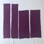 Vintage Japanese Purple Silk Fabric Pieces X4 Kimono Lining Panels Sewing Carousel 1