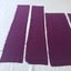 Vintage Japanese Purple Silk Fabric Pieces X4 Kimono Lining Panels Sewing Carousel 3